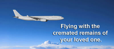 flying cremated remains