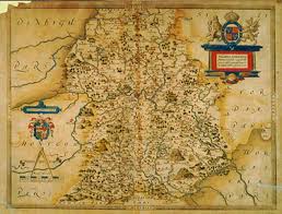Sixteenth-Century map of the Welsh Marches.